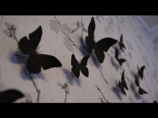 Мастер-класс на выходные - 3D бабочки на стене своими руками (видео-инструкция + шаблон)