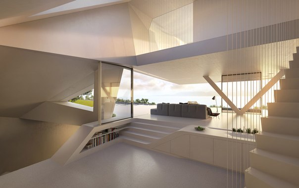 Архитектурная студия HAJ выполнила дизайн роскошного частного дома для отдыха Villa F в Родосе, Греция.