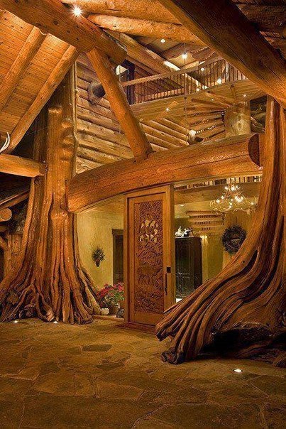 Сказочный деревянный дом