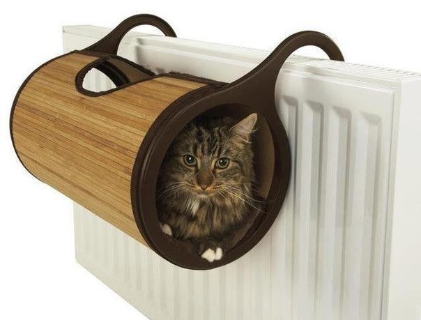 Домик для кошки который не будет никому мешать;)