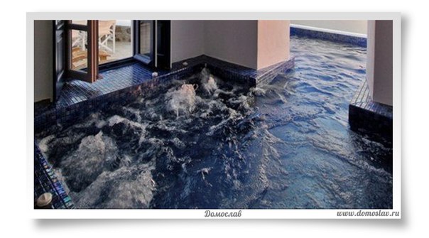 Это не бассейн. Это 3D пол в одном из Сочинских отелей.