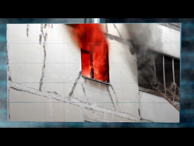 Пожар в Луганске 8 марта 2012г.