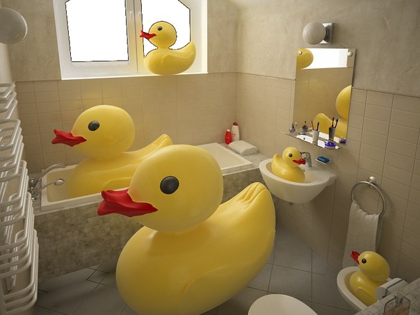 Необычная ванная комната для самых обычных детей!