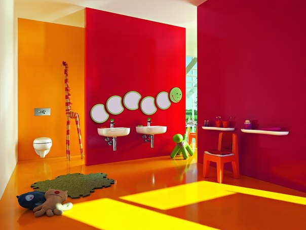 Необычная ванная комната для самых обычных детей!