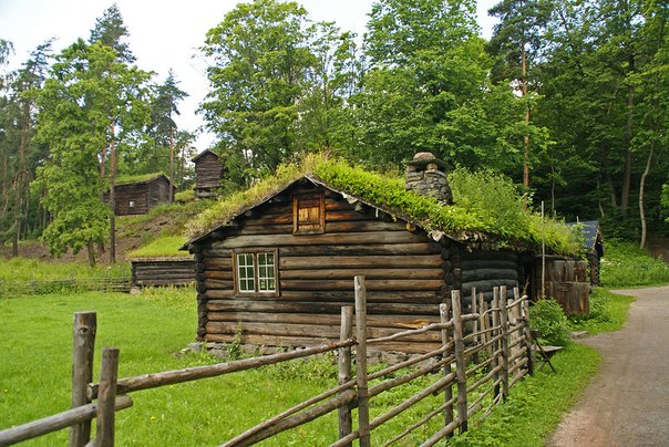 Норвежская #крыша для срубов.