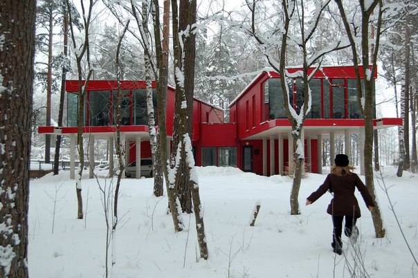 Дом для сестёр (Sisters House) в Латвии от NRJA. 