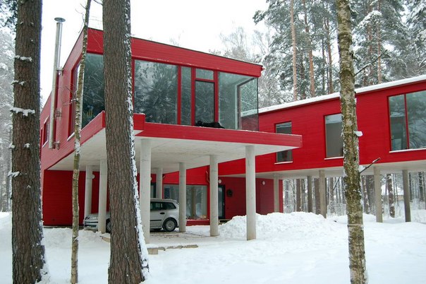 Дом для сестёр (Sisters House) в Латвии от NRJA. 