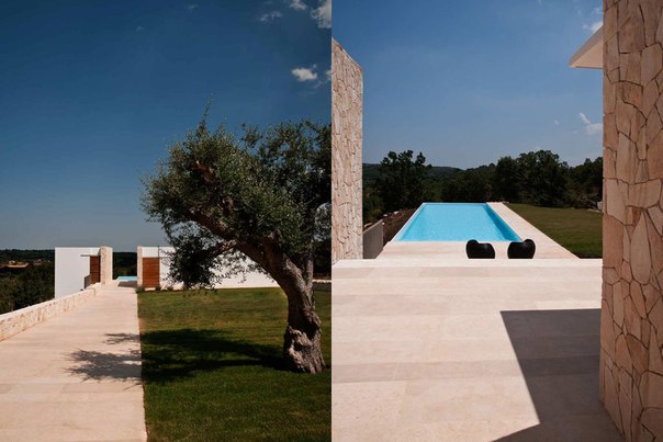 Архитектурная студия Daniele Corsaro выполнила дизайн частного дома для большой семьи Casa Ceno в Бриндизи, Италия.