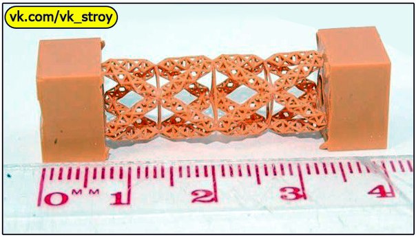 Балки из фрактальных структур, созданных с помощью 3D-печати, в 10000 раз прочнее стали
