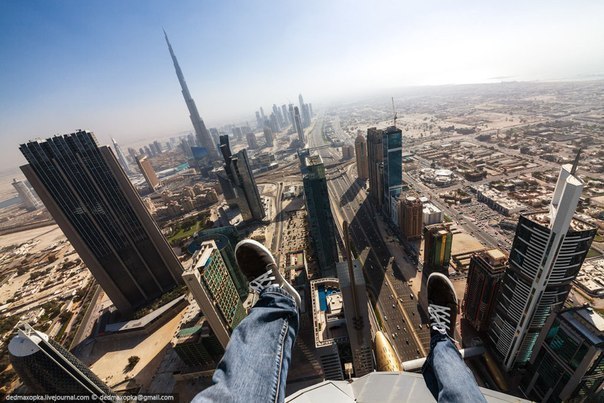 На крышах Дубая.
