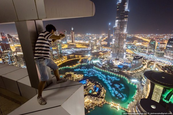 На крышах Дубая.