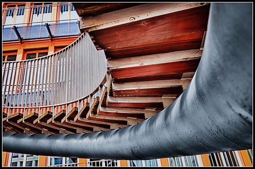 Феноменальное сооружение в Мюнхене: Бесконечная лестница