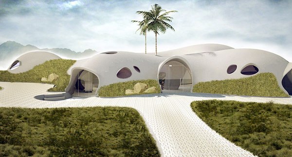 Дома без углов — «бинишеллы». Архитектура будущего.