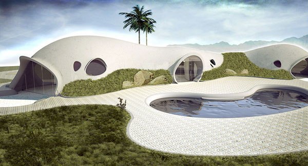 Дома без углов — «бинишеллы». Архитектура будущего.