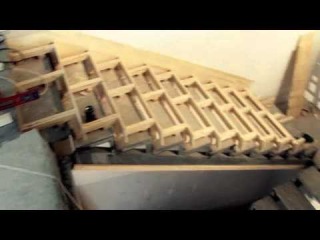 Как обшить бетонную лестницу деревом