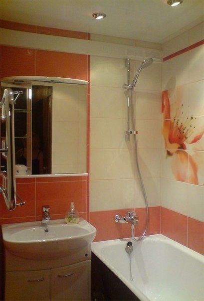 Дизайн интерьера ванной 4 кв. м.