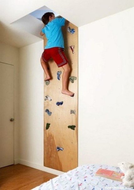 Невероятная идея для лестницы из детской