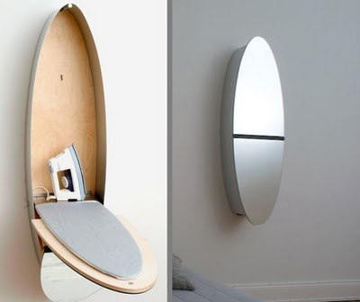 Маленькие идеи для вашей квартиры. Зеркало - гладильная доска.