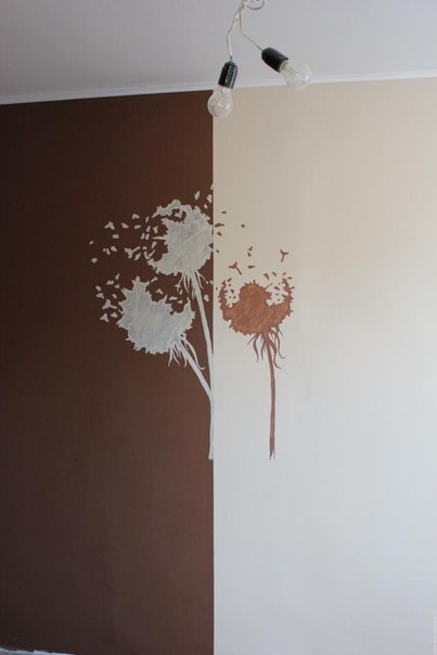 Как самому нанести рисунок на стены и сделать свою комнату уникальной. Мастер-класс