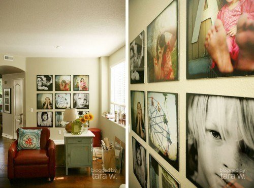 10 лучших идей по размещению семейных фотографий на стенах