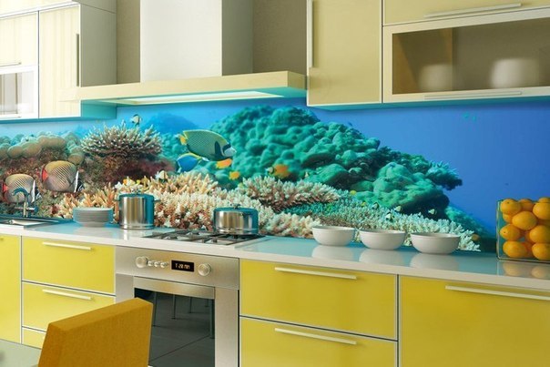 Кухонный гарнитур, для любителей морских глубин