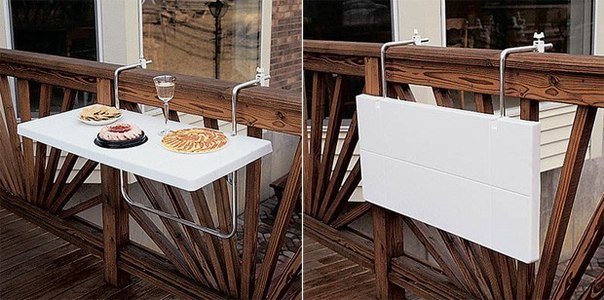 Откидной столик для балконов.