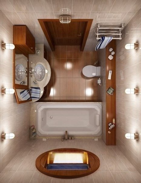 Дизайн ванной комнаты - необычный взгляд