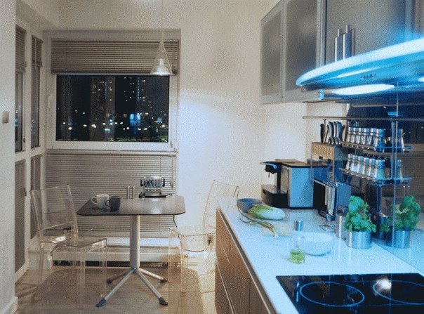 Идея использования подсветки на кухне