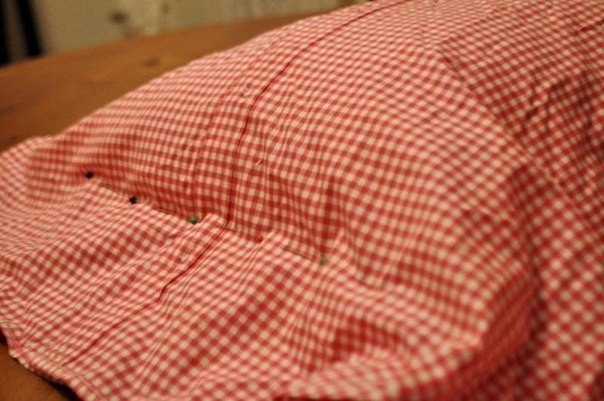 Подушка из рубашки