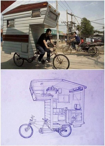 Дом на колесах в Китае