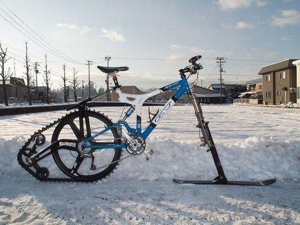 Зимний вариант велосипеда