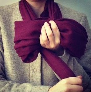 Как можно завязать шарф