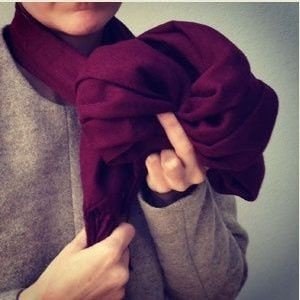 Как можно завязать шарф