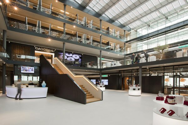 Интересная #конструкция нового офисного #здания "#Bosch" в Голландии.