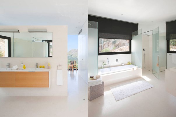 Архитектурная студия Miquel Angel Lacomba выполнила дизайн частного дома на склоне холма с видом на долину и залив Сан-Висенте, Польенса, Испания.