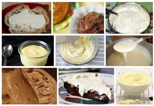 Подборка простых и вкусных кремов для тортов 