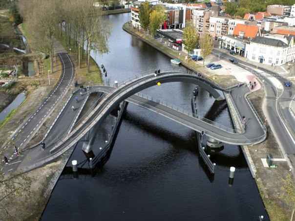 #Мост Melkeweg в Нидерландах #строительство